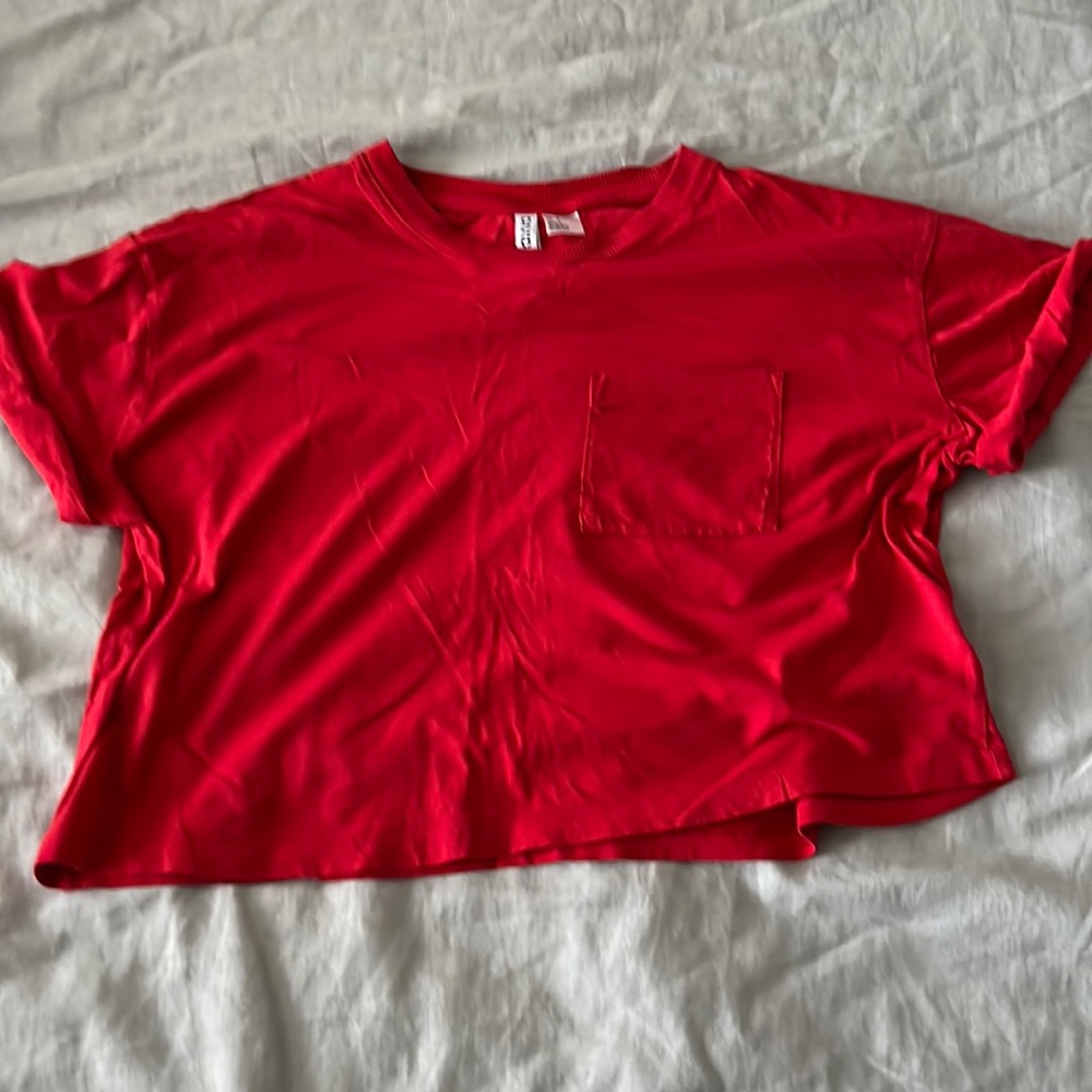 Red Crop Top